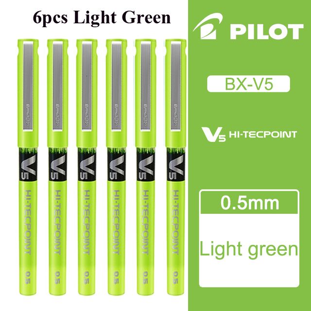 6pcs vert clair