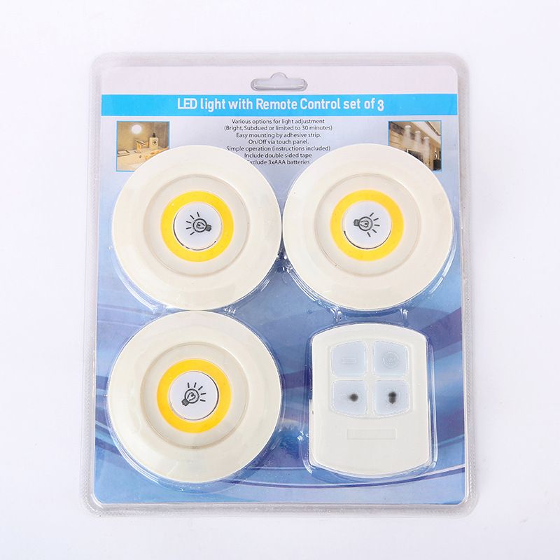 3LED warm white round