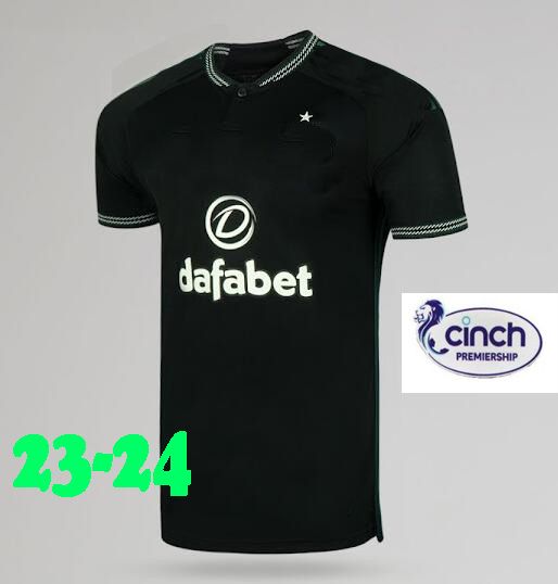 23 24 Away Black 1 Patch