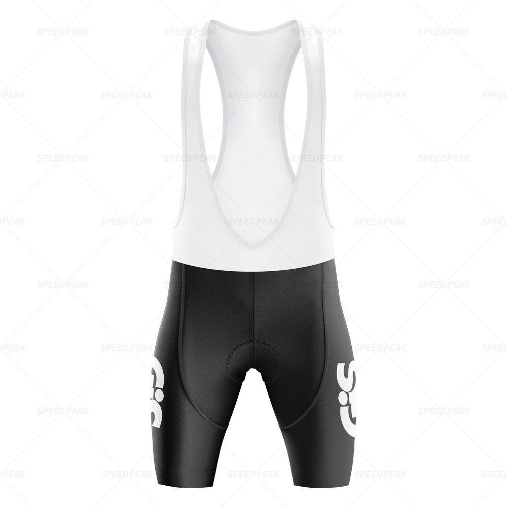 white bib shorts