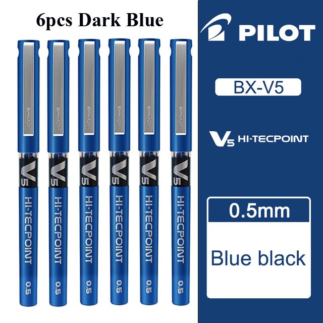 6pcs bleu foncé