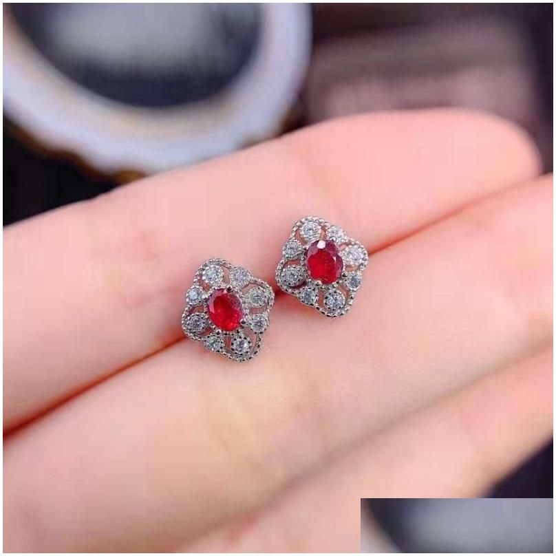 Boucles d'oreilles rouges redimensionnable