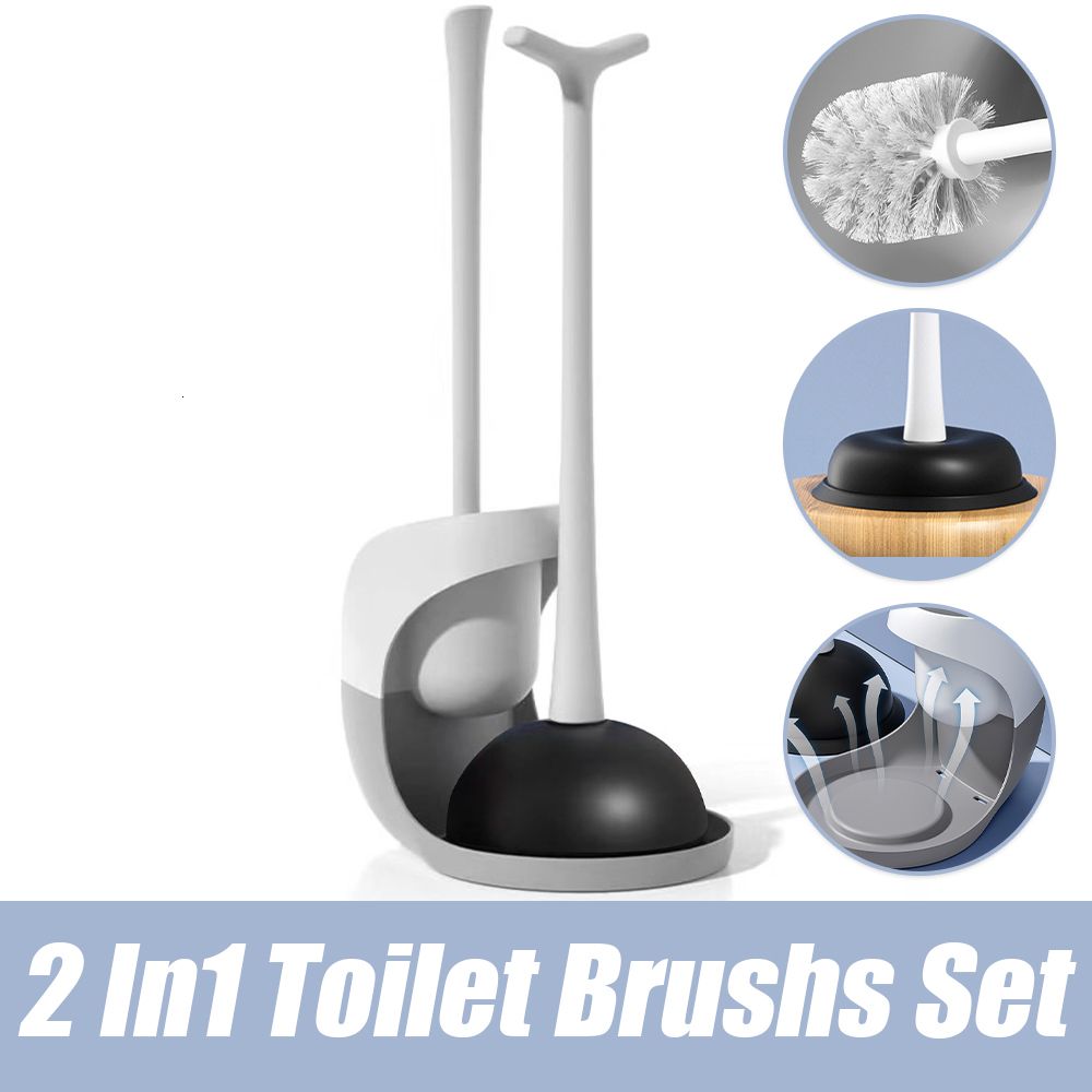 2-in-1 Toilet Brushs