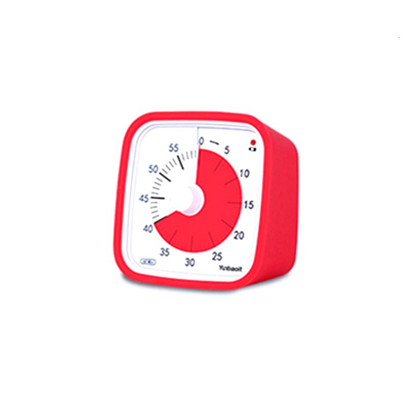 Kitchen Timers Analog Visual Cube Timer 60Min Countdown Cooking Digital