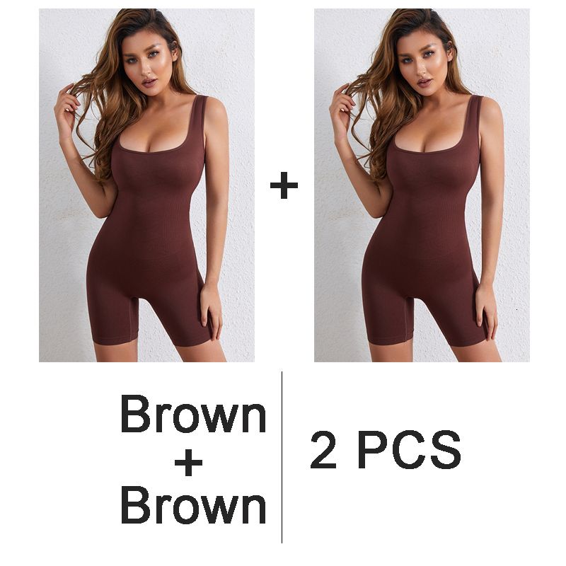 Brown-brun 2pcs