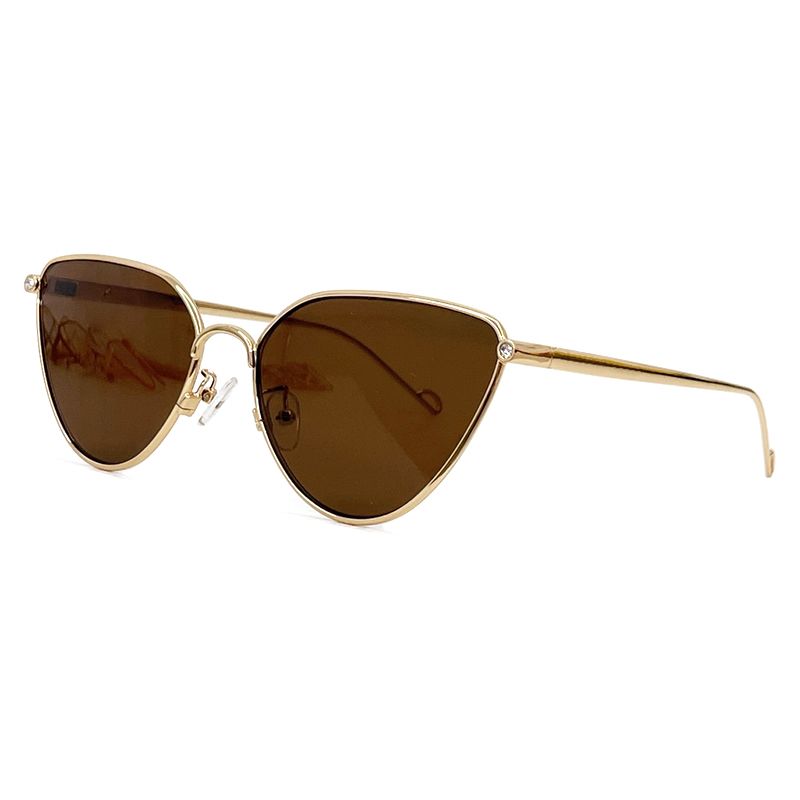 Designer Cat Eye Cat Eye Sunglasses For Women High End Alloy UV400