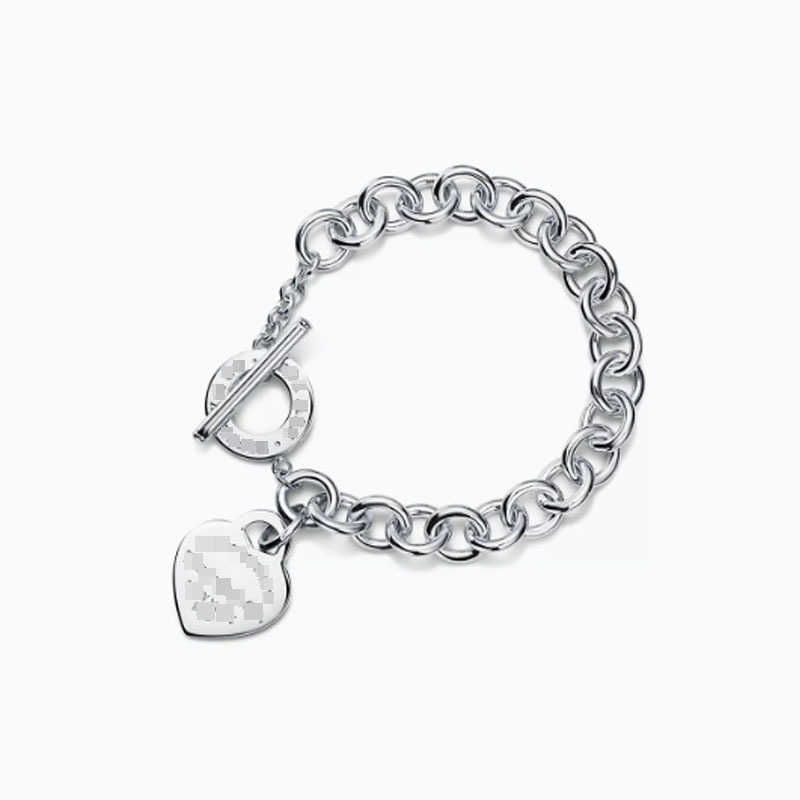 Ot Buckle Bracelet en forme de coeur-16cm