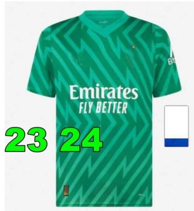 23-24 Gk Green + Patch Serie A