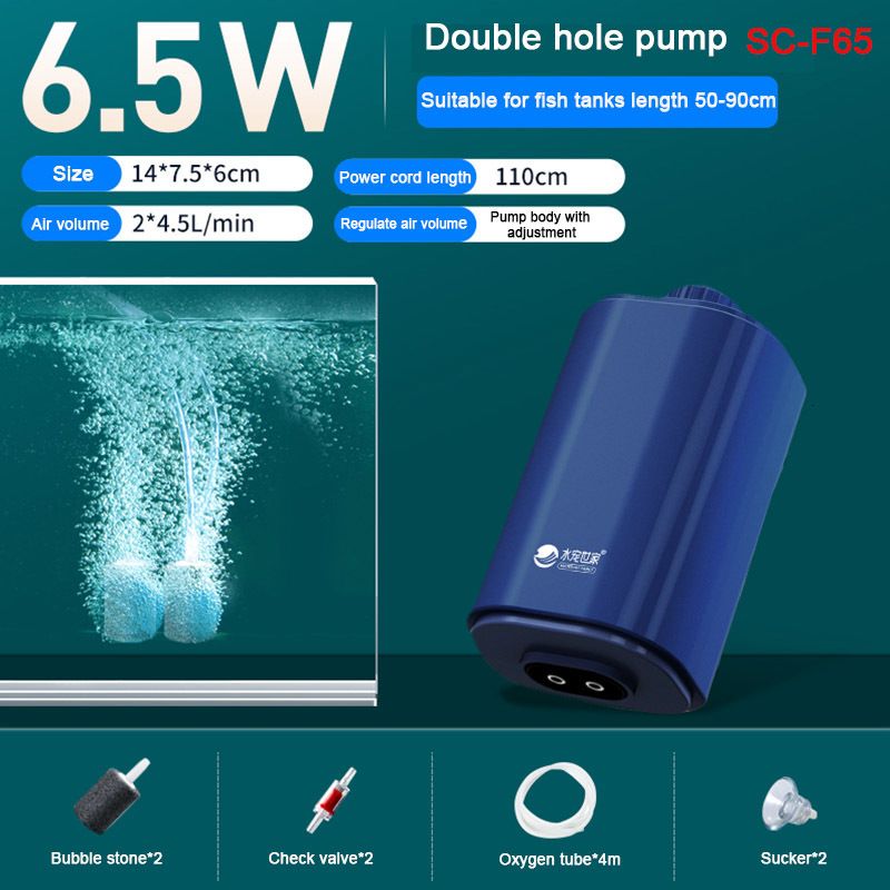 6.5W dubbelhålssats-EU-kontakt