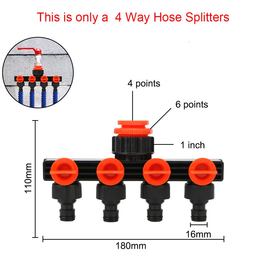 4 Way Hose Splitters