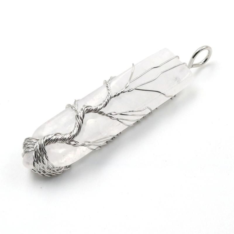 Clear Quartz Chain A China 50cm