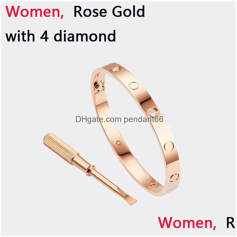 Diamante de oro rosa de mujeres