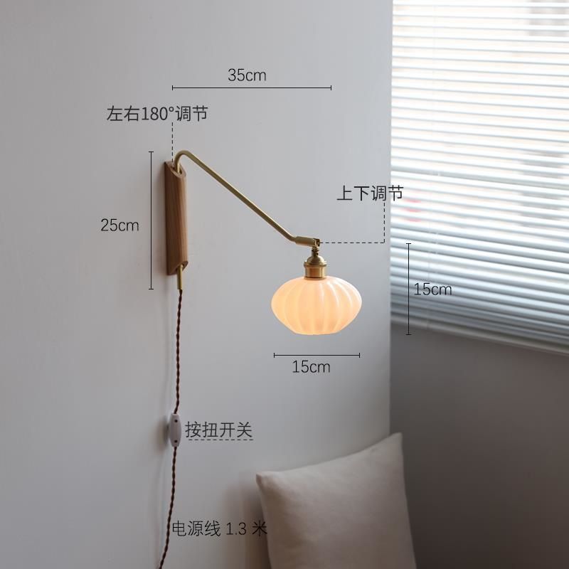 Kürbiswandlampe LED Weißes Licht1