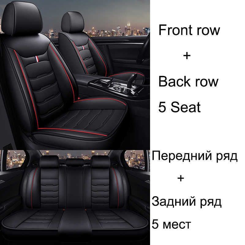 Black Red 5 Seat