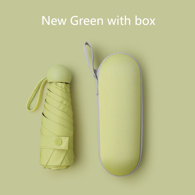 Zielony z pudełkiem