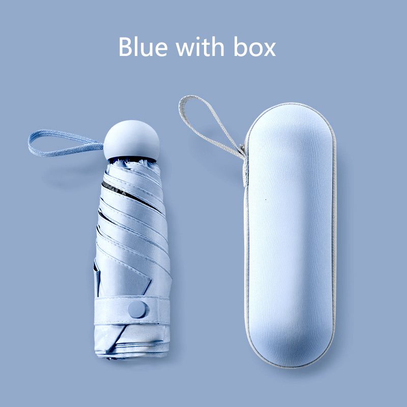 Niebieski z pudełkiem