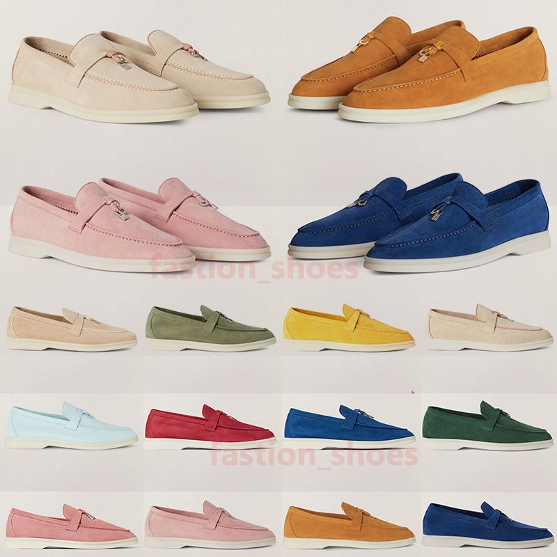 Loro Piana Summer walk charms Suede Loafers Sneakers Shoes Boots