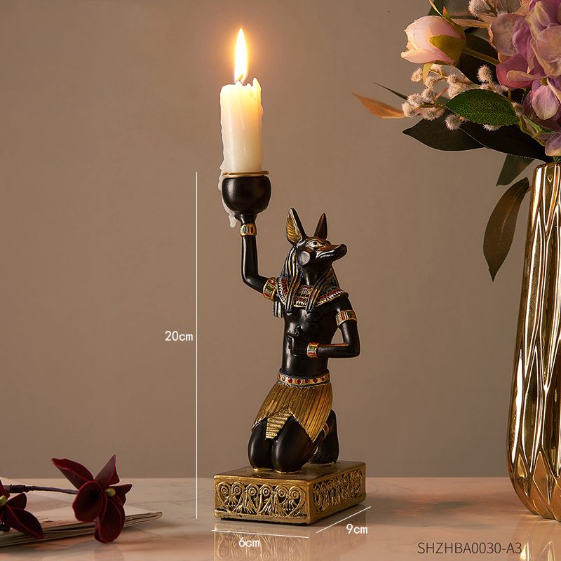 Anubis-candlestick