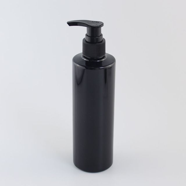 250ml black bottle black plastic