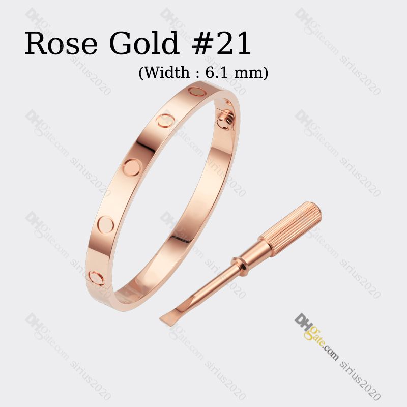 Rose Gold # 21 (Miłość Bransoletka)