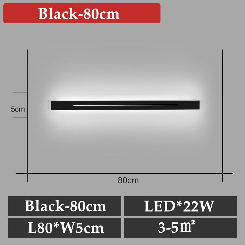 Blackc 80cm 22W White light