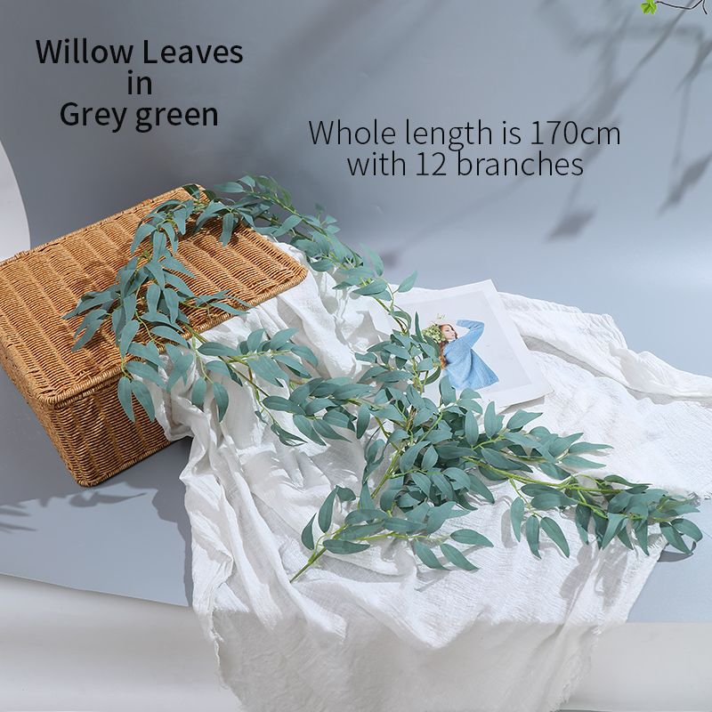 Willow w szarych zielonych