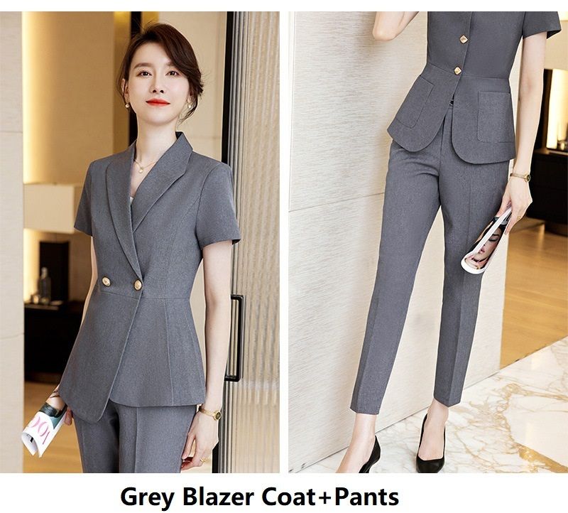 Grey Pantsuits