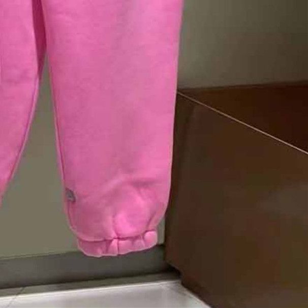 Pantaloni della tuta rosa