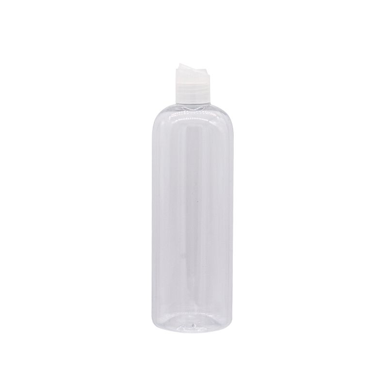 500ML Limpar garrafa de plástico transparente