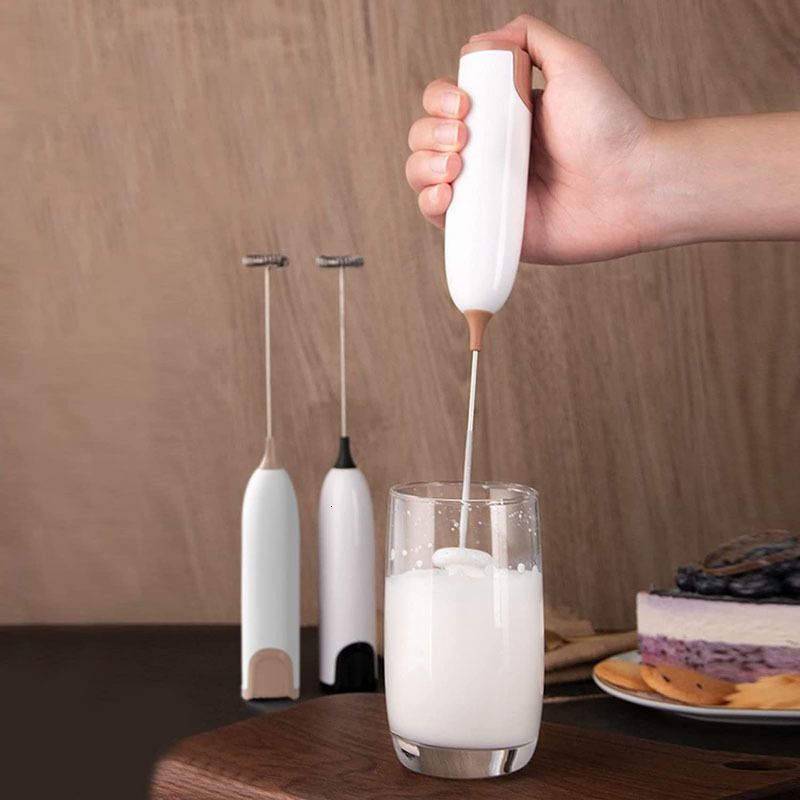 Milk Frother Handheld, Battery Powered Drink Mixer for Matcha Coffee,  Electric Portable Whisk Drink Mixer Mini Foam Maker for Hot Chocolate  Frappe Latte