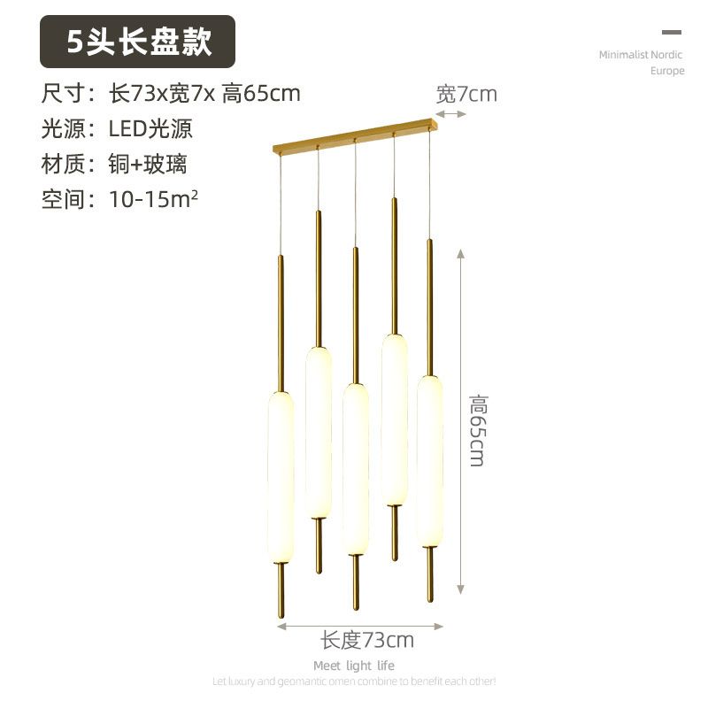 5-head lange plaat 7W