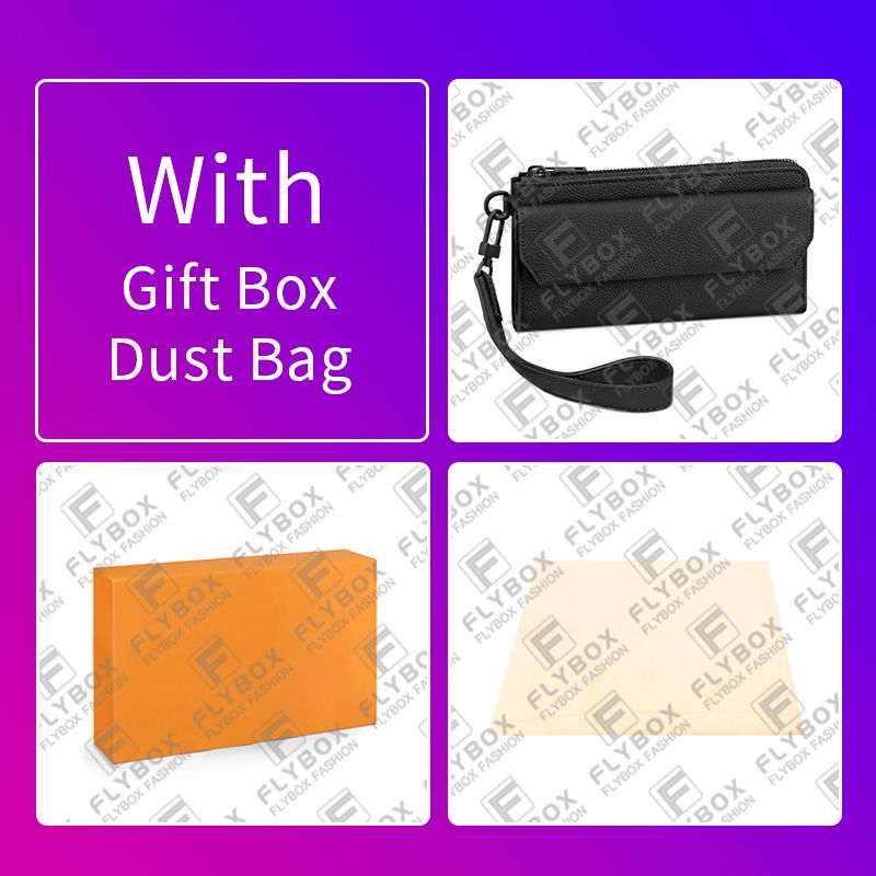 Black & with dust bag & box