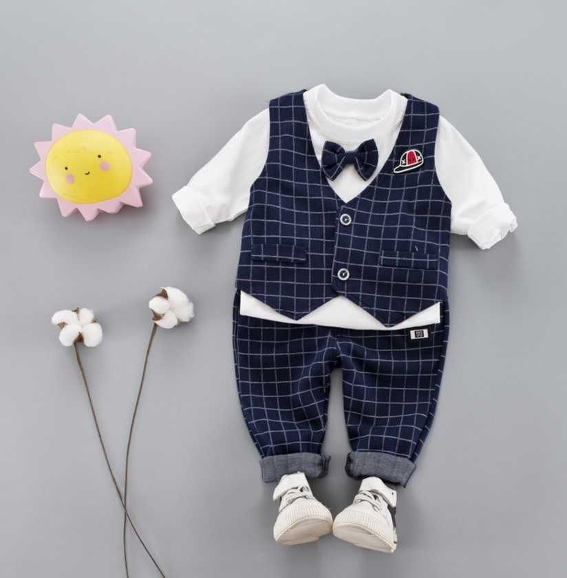 navy vest set