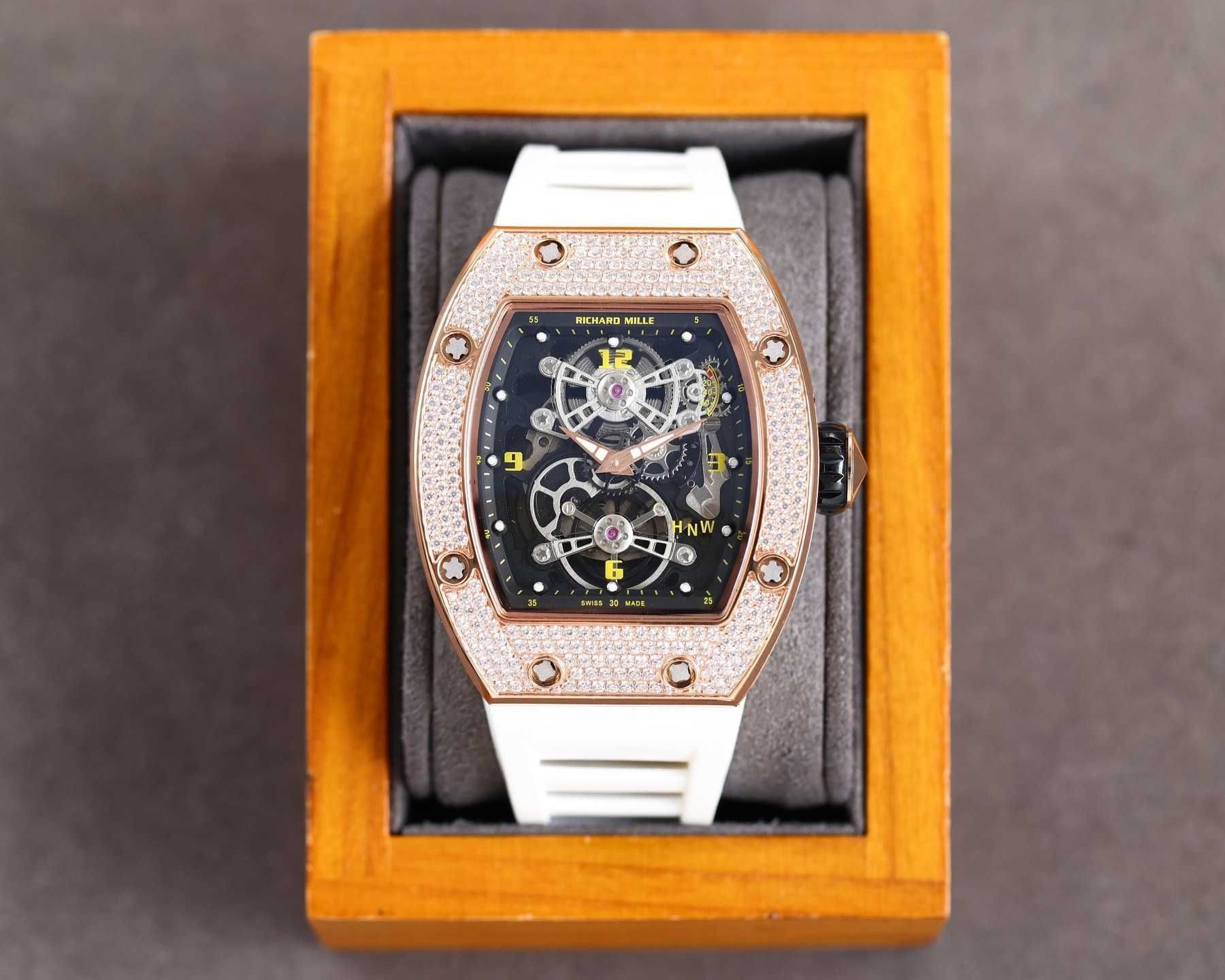 Richards Milles Luxury Mens Movement Watches Diamond Rm17 01
