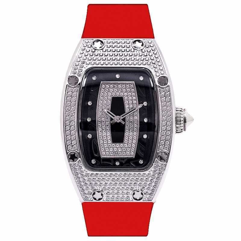 silver shell red (full diamond,