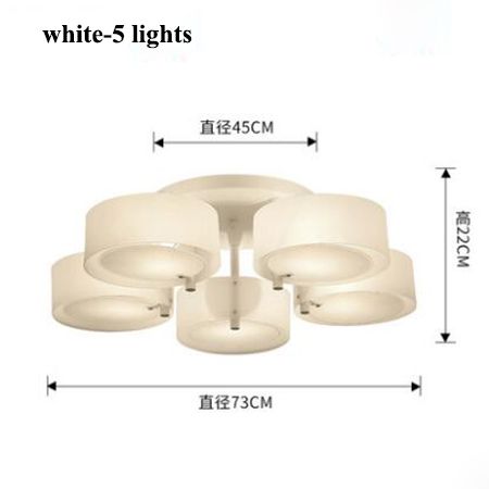 5 светлых белых теплых лампочек