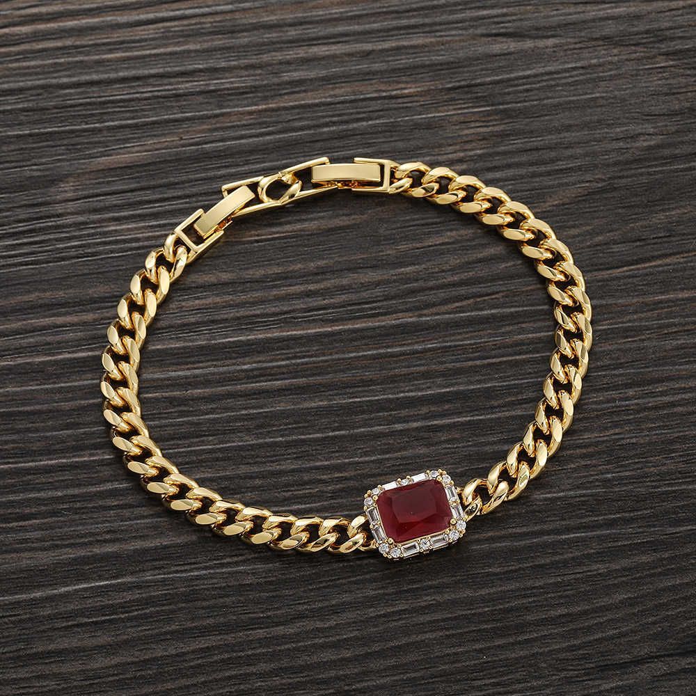 Gold Red Zirconium 7inch+1 tum