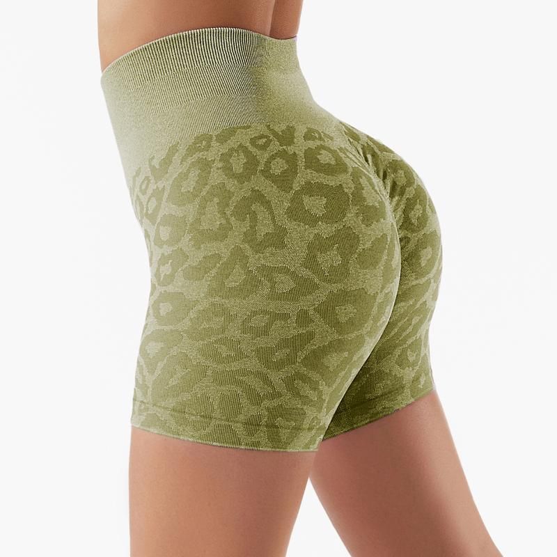 green yoga shorts