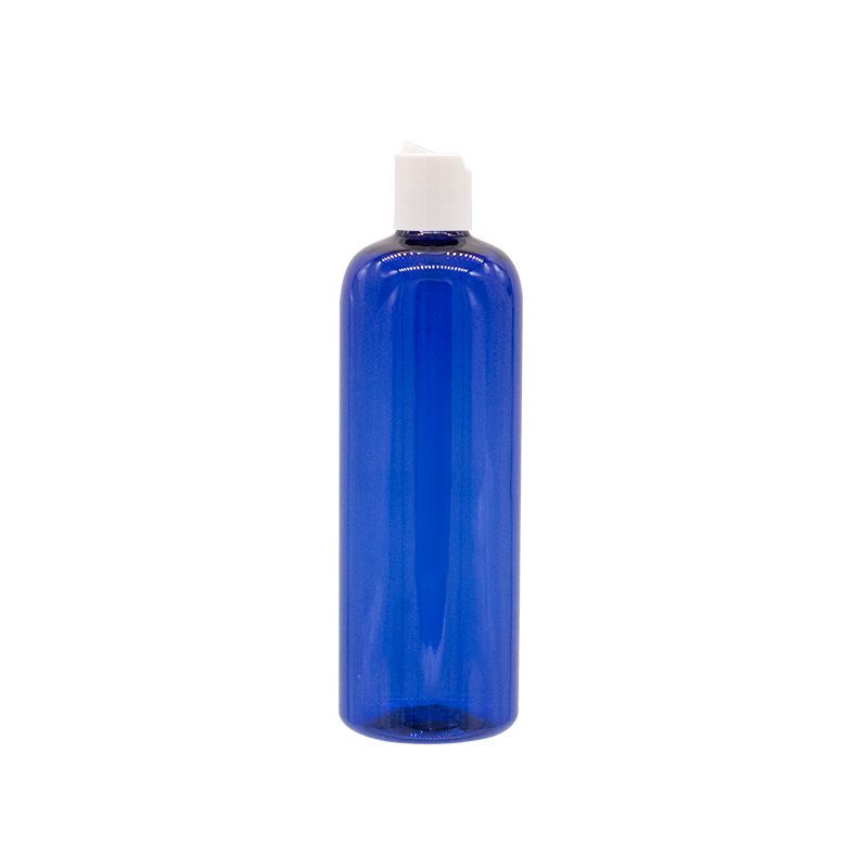 Plastica bianca della bottiglia blu 500ml