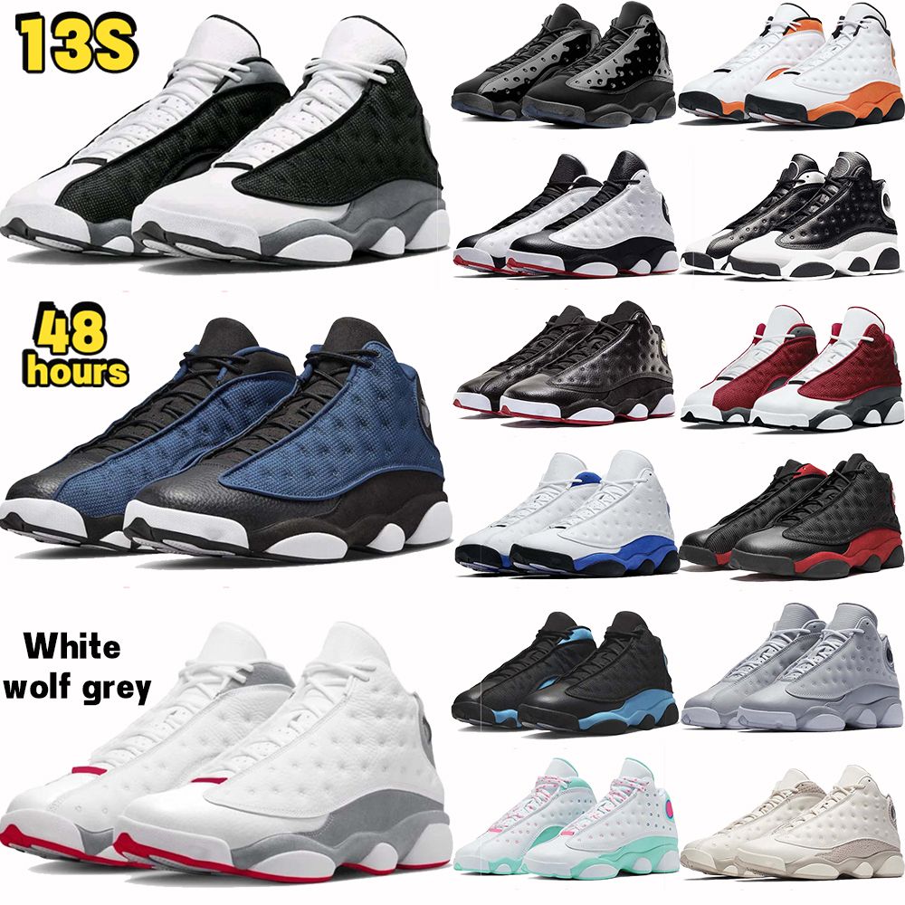 Jumpman 13 13s Basketballschuhe Schwarz Flint Brave University Blau Weiß Wolf Grau Gold Glitzer Seestern Designer Herren Sneakers Damen Outdoor Sporttrainer Von 25,75 € DHgate