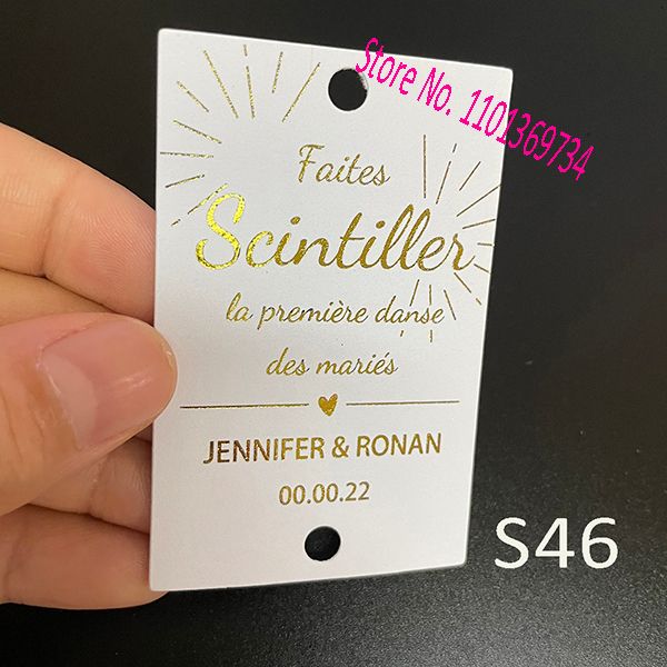 S46-Feuille d'Or -100pcs