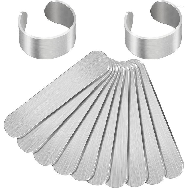 Jewelry Pouches For Sale Set With Metal Stamping Blanks And Aluminum Rings  For DIY Bending 0.47X2.24 Inches From Aweinspiring, $10.84