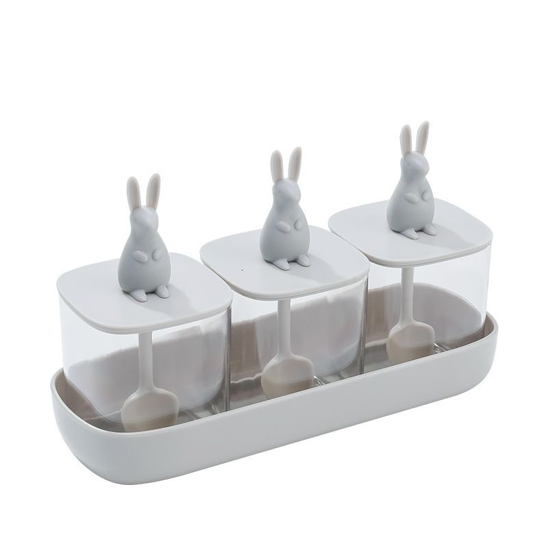 3pcs Gray Rabbit