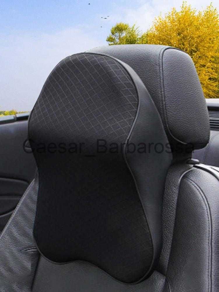 Car Seat Headrest Pad 3d Memory Foam Pillow Head Neck Pain Relief