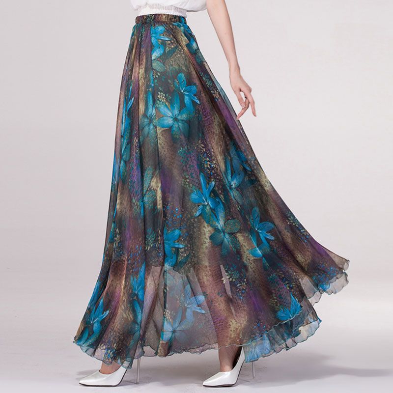 Peacock Blue Floral