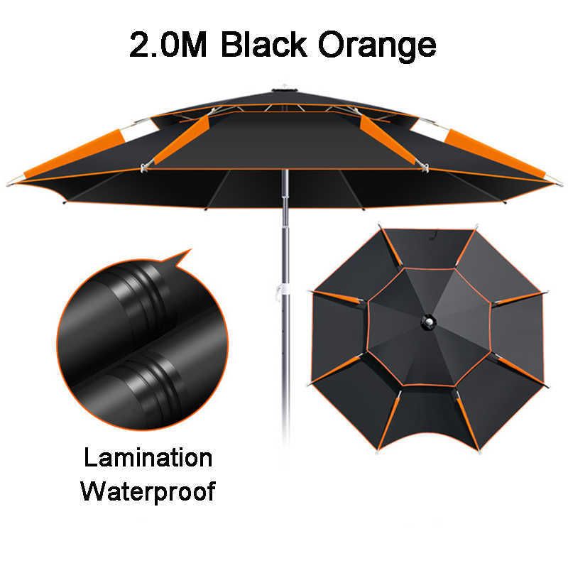 2.0m Black Orange