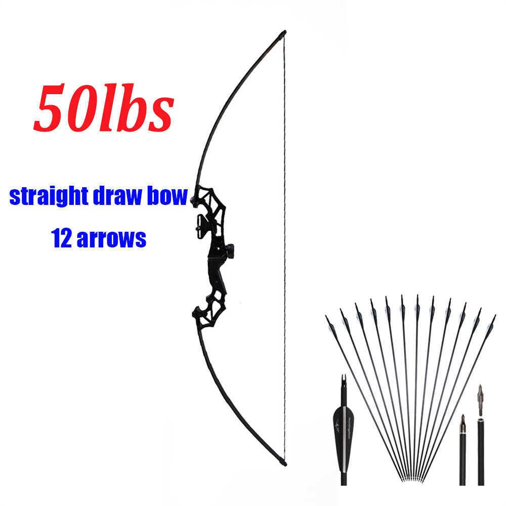 50lbs Bow 12 Arrows9