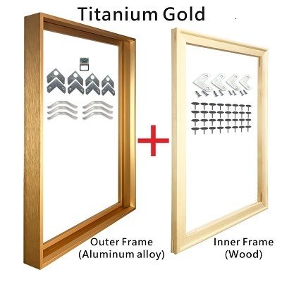 Titanium Gold-35x45 Cm