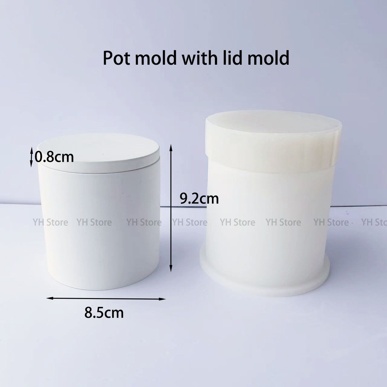 Pot met Deksel Mold9