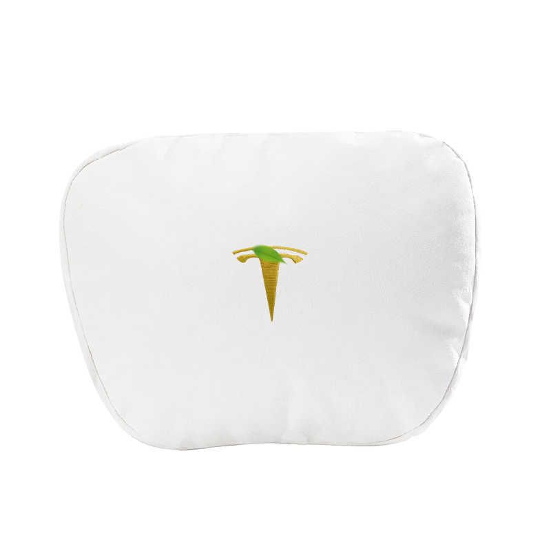 White Logo Headrest